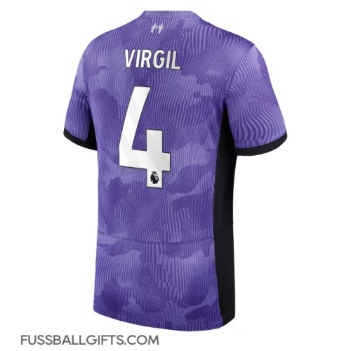 Liverpool Virgil van Dijk #4 Fußballbekleidung 3rd trikot 2023-24 Kurzarm